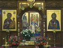 Sviatogirska lavra. Over the altar's gate, Donetsk Region, Monasteries 