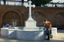 Sviatogirska lavra. Holy fountain, Donetsk Region, Monasteries 