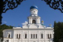 Sviatogirska lavra. Snow-white church of Intercession, Donetsk Region, Monasteries 