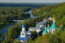 Sviatogirska lavra. Coastal part of lavra, Donetsk Region, Monasteries 