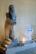 Soledar. Funny dwarf and salt crystal, Donetsk Region, Museums 