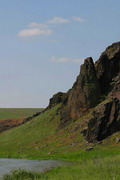 Starolaspa. Steppe granite outcrops, Donetsk Region, Geological sightseeing 