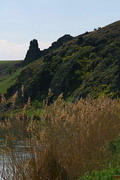 Starolaspa. Rock on Kalmius, Donetsk Region, Geological sightseeing 