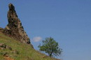 Староласпа. Остроконечная скала над Кальмиусом, Донецкая область, Геологические достопримечательности 