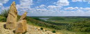 Sculpture decoration of Kleban-Byk Reserve, Donetsk Region, Panorams 