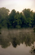 Morning on Ssverskyi Donets, Donetsk Region, Rivers 