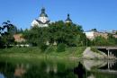 Berdychiv. Road to Khmelnik near walls of monastery, Zhytomyr Region, Monasteries 