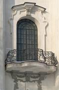 Бердичів. Балкон на парадному фасаді костелу, Житомирська область, Монастирі 