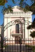 Berdychiv. Front facade of church of St. Barbara, Zhytomyr Region, Churches 