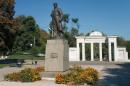 Berdychiv. Monument to Shevchenko at park entrance, Zhytomyr Region, Monuments 