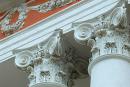 Verkhivnia. Capitals paired columns, Zhytomyr Region, Country Estates 