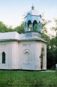 Verkhivnia. Bell tower of temple on estate Ghanskikh, Zhytomyr Region, Country Estates 
