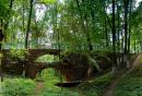 Верховня. Двухъярусный парковый арочный мост, Житомирская область, Усадьбы 