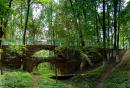 Verkhivnia. Two-storey arched bridge park, Zhytomyr Region, Country Estates 