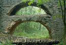 Verkhivnia. Arches Park Bridge, Zhytomyr Region, Country Estates 