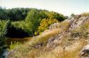 Високий Камінь. 10-метрова скеля над Тетеревом, Житомирська область, Геологічні пам’ятки 