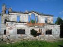 Deneshi. Ruins of front facade of house Tereshchenko, Zhytomyr Region, Country Estates 