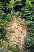 Zhytomyr. Birches-sister on granite rock, Zhytomyr Region, Geological sightseeing 