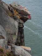 Zhytomyr. Thick granite on black cock, Zhytomyr Region, Geological sightseeing 