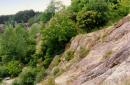 Zhytomyr. Rocky left bank of black grouse, Zhytomyr Region, Geological sightseeing 