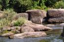 Korosten. Stone chaos of urban park, Zhytomyr Region, Geological sightseeing 