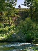 Korosten. Rock with monument on Uzh, Zhytomyr Region, Rivers 