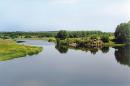 Korosten. Picturesque valley Uzh, Zhytomyr Region, Rivers 