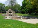 Korostyshiv. Fountain in City Park, Zhytomyr Region, Cities 