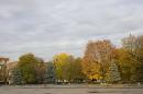 Korostyshiv. Square in Central Square, Zhytomyr Region, Cities 