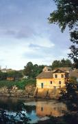 Liubar. Old mill on river bank Sluch, Zhytomyr Region, Civic Architecture 