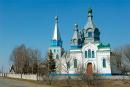 Nova Chortoryia. Side facade of church of Holy Trinity, Zhytomyr Region, Churches 