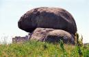 Novograd-Volynskyi. Rock Mushroom on outskirts, Zhytomyr Region, Geological sightseeing 