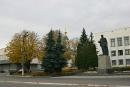 Radomyshl. Home town square and Lenin, Zhytomyr Region, Lenin's Monuments 