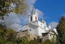 Trygiria. Belfry of Church of Transfiguration, Zhytomyr Region, Monasteries 