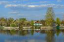 Village floating on Ubort, Zhytomyr Region, Rivers 