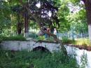 Ushomyr. Bridge across dry stream, Zhytomyr Region, Country Estates 