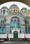 Gorodnytsia. Front facade of St. George church, Zhytomyr Region, Monasteries 