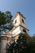 Beregove. Top of belfry, Zakarpattia Region, Churches 