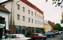 Beregove. Three-story building on street Secheni, Zakarpattia Region, Civic Architecture 