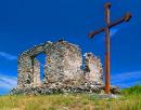 Vynogradiv. Ruins of castle tower Kanko, Zakarpattia Region, Fortesses & Castles 