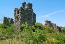 Виноградів. Залишки стін замку Канко, Закарпатська область, Фортеці і замки 