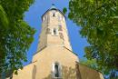 Vynogradiv. Ascension of church bell tower, Zakarpattia Region, Churches 