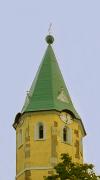 Vynogradiv. Top of bell Ascension Church, Zakarpattia Region, Churches 