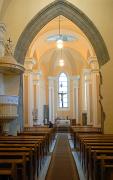 Vynogradiv. Interior of Ascension Church, Zakarpattia Region, Churches 