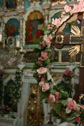 Deshkovtysia. Bright decor wooden church, Zakarpattia Region, Churches 