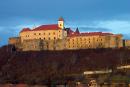 Mukacheve. View of Mukacheve castle from west, Zakarpattia Region, Fortesses & Castles 