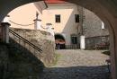 Mukacheve. Under arch of entrance gate, Zakarpattia Region, Fortesses & Castles 