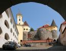 Mukacheve. Courtyard in front of Upper Castle, Zakarpattia Region, Fortesses & Castles 