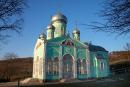 Mukacheve. Southern facade of Assumption Church, Zakarpattia Region, Monasteries 