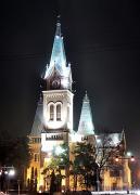 Mukacheve. Night miracle of church of St. Martin, Zakarpattia Region, Churches 